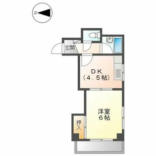 クリエイティブ21【3A号室】の間取り