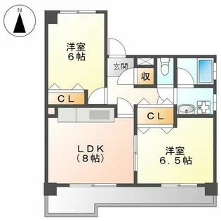 ルピナス法龍【502号室】の間取り