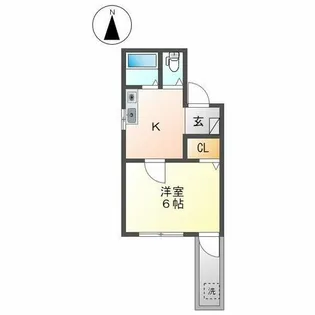 田中ビル【501号室】の間取り