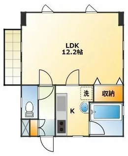 エバーグレイス【301号室】の間取り