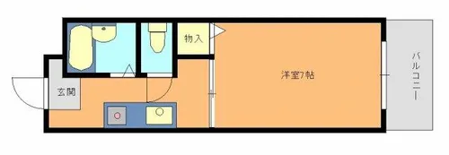 インペリアル伊川谷【305号室】の間取り