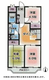 ビアンコ・ディ・モーラ【407号室】の間取り