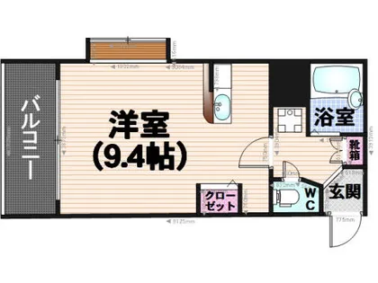 フェアリー高宮【802号室】の間取り