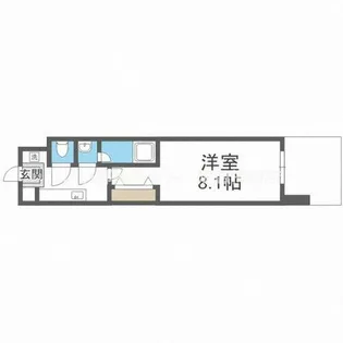 レジディア新大阪【12階】の間取り