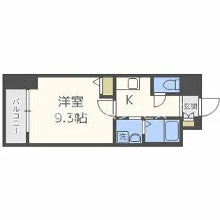GOパレス桃山台【8階】の間取り