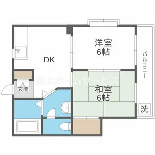 ヴィオス9【1階】の間取り