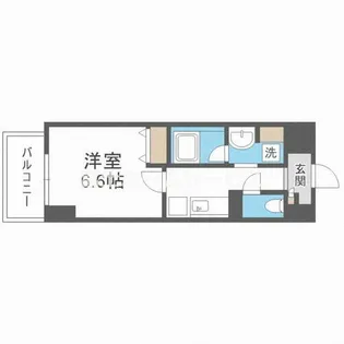 AKASHI ENTERPRISE【8階】の間取り