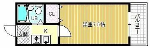 ウィル久保【3階】の間取り
