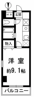 アンピール伏見桃山【5階】の間取り