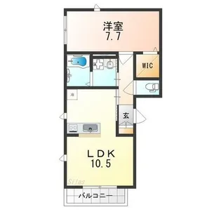 コンフォート住吉【3階】の間取り