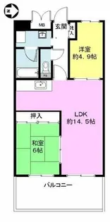 ストークマンション長堀【304号室】の間取り
