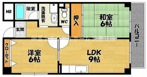 シャルマンエイト【2階】の間取り