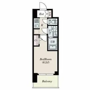 S-RESIDENCE城東SEVER【6階】の間取り