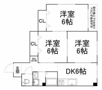 大阪府大阪市都島区都島北通2丁目【マンション】の間取り