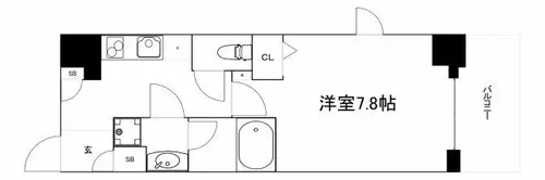 大阪府大阪市北区天満2丁目【マンション】の間取り