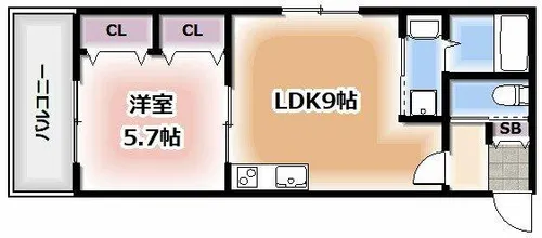 トワ・メゾン【3階】の間取り