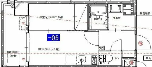 Modern palazzo博多駅南5丁目【4階】の間取り