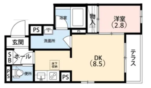 AMA WEST【2階】の間取り