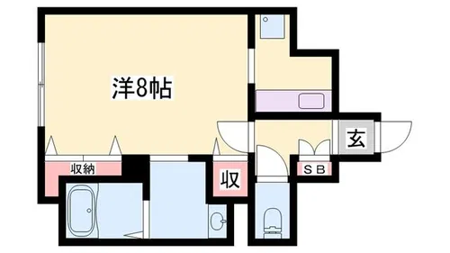 エーデルハイム三共【301号室】の間取り