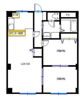 サンヒルズ西今宿【1階】の間取り