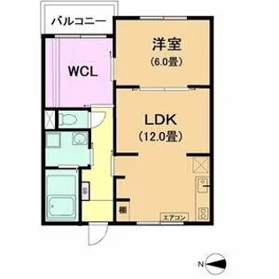 ウィステリア大曽根【3階】の間取り