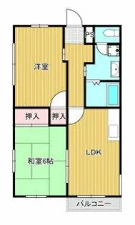 ビーチウォークアネックス【2階】の間取り