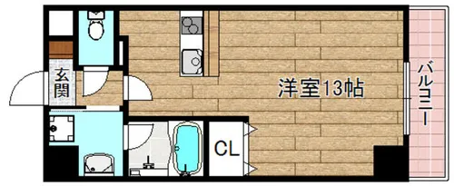 ラフィーエ高槻【702号室】の間取り