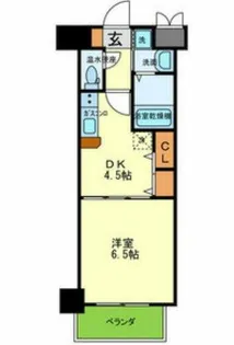 プレジオ中之島【11階】の間取り