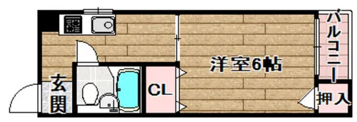 柳原第二パールマンション【301号室】の間取り
