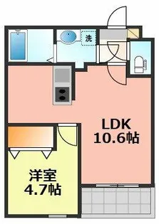(仮称)ジーメゾン太閤通ヴィータ【202号室】の間取り