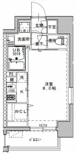ミラージュパレス南堀江【4階】の間取り