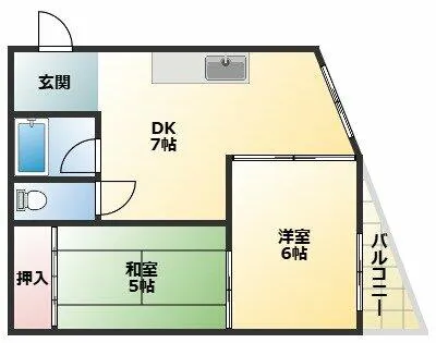 丸完ビル【2階】の間取り