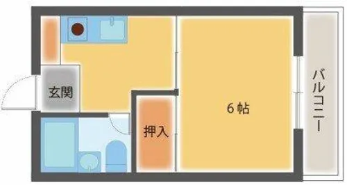 プレアール恵我之荘【3階】の間取り