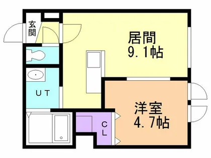 レオーネ・パティオ・ブルー【2階】の間取り