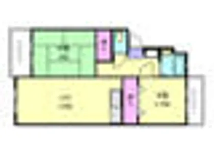 フォーサイト老司Renatus【205号室】の間取り