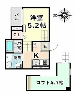 愛知県名古屋市南区芝町【アパート】の間取り