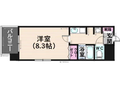 ダブルーン6大橋【706号室】の間取り
