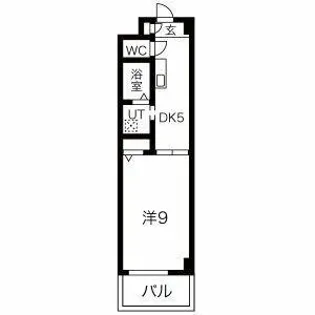 ルミエール【207号室】の間取り
