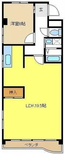 シャンポール鴻の巣【3階】の間取り
