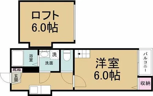アイビス白壁【1階】の間取り