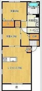 クレールメゾン丹後【2階】の間取り