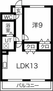 プリミエール八幡【3階】の間取り