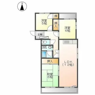 メゾン大曽根【403号室】の間取り