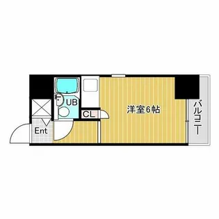 ラ・ハイール住吉【2階】の間取り