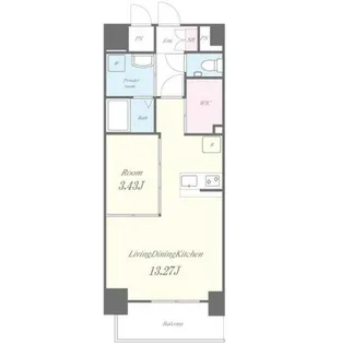 LEGEND鍛治町【2階】の間取り