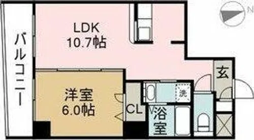 K・ドミール【2階】の間取り