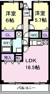 アルカディア【4階】の間取り
