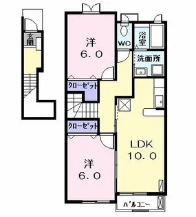 スパーブ社【2階】の間取り