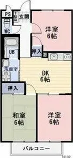 Surplus 大樹寺 B【2階】の間取り