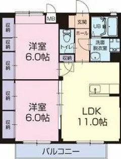シャルマンソレイユ A【1階】の間取り